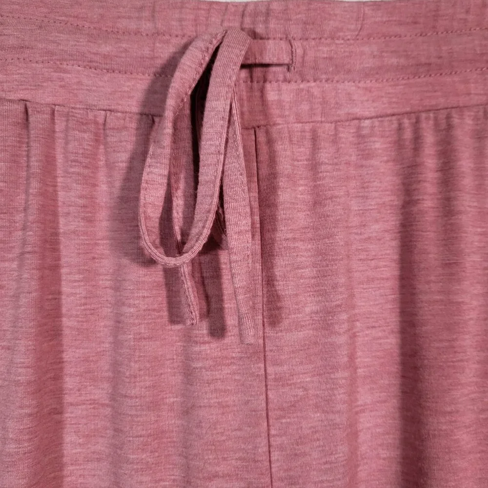 AnyBody Woman's Lightweight Lounge Pant Size Large Pink Heather - Picture 3 of 9
